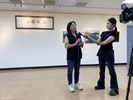 1141013潭聯藝廊-〈石雨集〉2025油畫聯展-群健電視臺採訪1