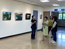 1141013潭聯藝廊-〈石雨集〉2025油畫聯展-群健電視臺採訪8