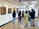 1141013潭聯藝廊-〈石雨集〉2025油畫聯展-群健電視臺採訪9